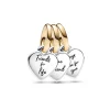 Anhänger*Pandora 762722C00 Charm-Anhänger Damen Teilbar Dreifache Freundschaft Silber