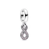 Anhänger*Pandora 792766C01 Charm-Anhänger Damen Funkelnder Unendlichkeit Kristalle Silber