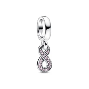Anhänger*Pandora 792766C01 Charm-Anhänger Damen Funkelnder Unendlichkeit Kristalle Silber
