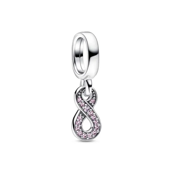 Anhänger*Pandora 792766C01 Charm-Anhänger Damen Funkelnder Unendlichkeit Kristalle Silber