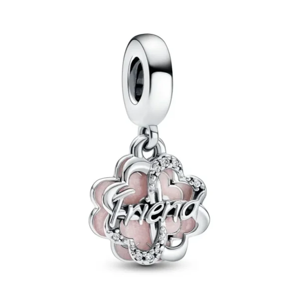 Anhänger*Pandora 792245C01 Charm-Anhänger Damen Kleeblatt Freundschaft Sterling-Silber