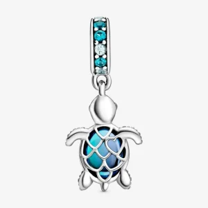 Anhänger*Pandora 798939C01 Charm-Anhänger Damen Meeresschildkröte Murano-Glas Sterling-Silber