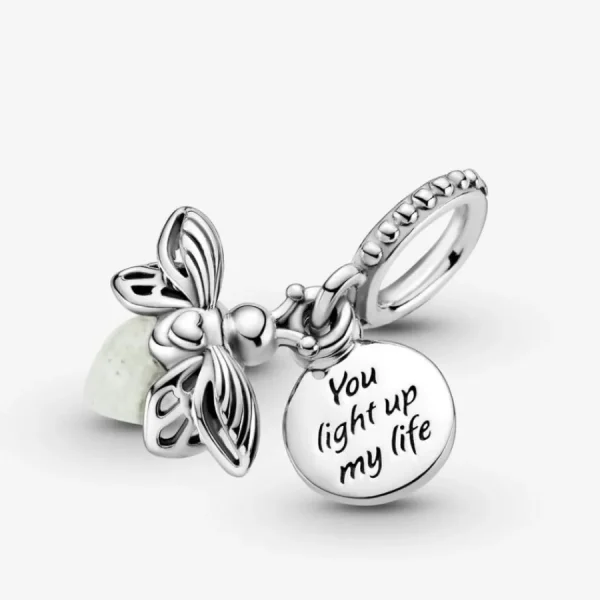 Anhänger*Pandora 799352C01 Charm-Anhänger Damen Glühwürmchen Sterling-Silber