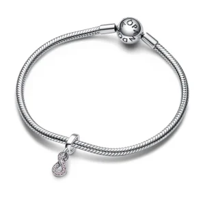 Anhänger*Pandora 792766C01 Charm-Anhänger Damen Funkelnder Unendlichkeit Kristalle Silber