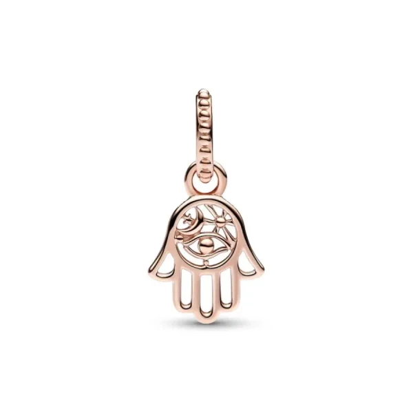 Anhänger*Pandora 789144C00 Charm-Anhänger Damen Hand der Fatima Rosé Vergoldet