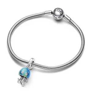 Anhänger*Pandora 792704C01 Charm-Anhänger Damen Farbwechselnde Qualle Sterling-Silber