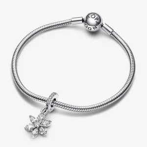 Anhänger*Pandora 792382C01 Charm-Anhänger Damen Herbarium Cluster Zirkon Sterling-Silber