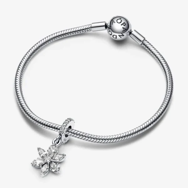 Anhänger*Pandora 792382C01 Charm-Anhänger Damen Herbarium Cluster Zirkon Sterling-Silber