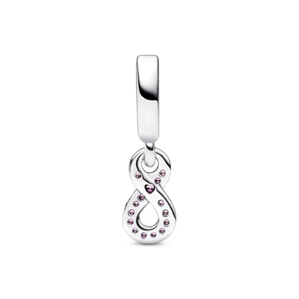 Anhänger*Pandora 792766C01 Charm-Anhänger Damen Funkelnder Unendlichkeit Kristalle Silber