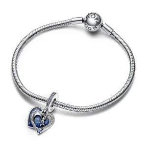 Anhänger*Pandora 792356C01 Charm-Anhänger Damen Himmlische Sternschnuppe Herzen Silber