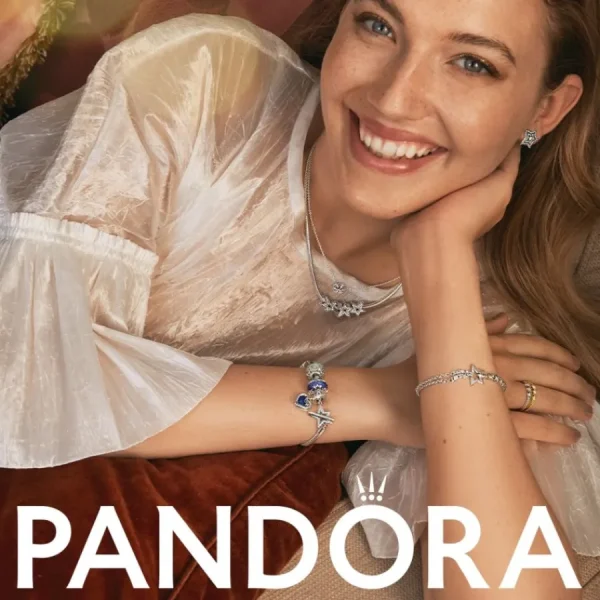 Anhänger*Pandora 792382C01 Charm-Anhänger Damen Herbarium Cluster Zirkon Sterling-Silber
