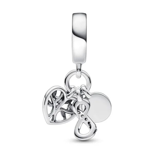 Anhänger*Pandora 792201C01 Charm-Anhänger Damen Family Infinity Triple Sterling-Silber