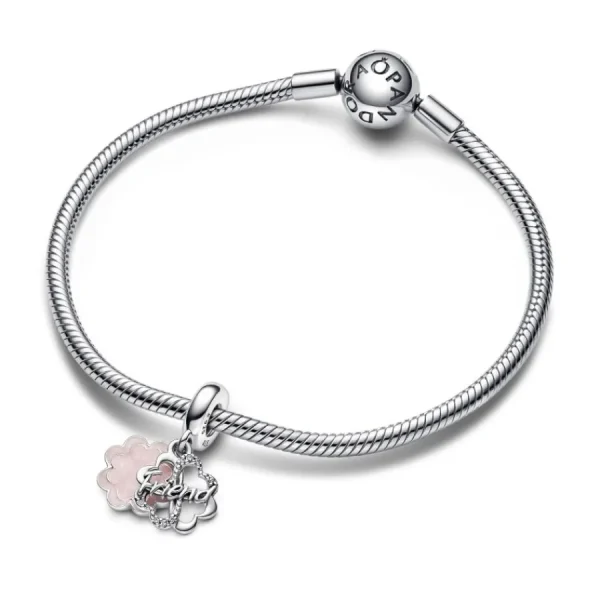 Anhänger*Pandora 792245C01 Charm-Anhänger Damen Kleeblatt Freundschaft Sterling-Silber