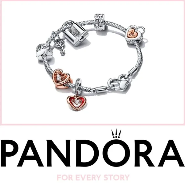 Anhänger*Pandora 792245C01 Charm-Anhänger Damen Kleeblatt Freundschaft Sterling-Silber