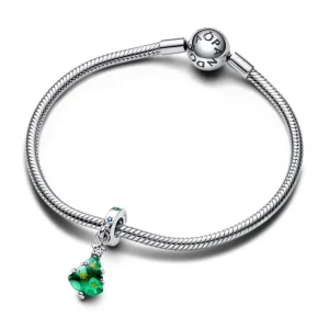 Anhänger*Pandora 792983C01 Charm-Anhänger Funkelnder Weihnachtsbaum Kristall Grün Silber