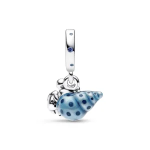 Anhänger*Pandora 792700C01 Charm-Anhänger Glow In The Dark Einsiedlerkrebs Sterlingsilber