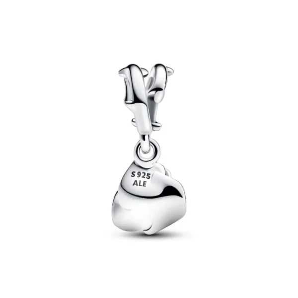 Anhänger*Pandora 793213C00 Charm-Anhänger Moments Blühende Rose Sterling-Silber