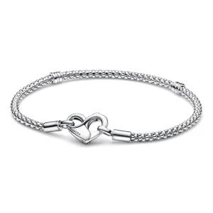 Armbänder & Armreife*Pandora 592453C00 Gliederarmband Damen Moments Herz Sterlingsilber