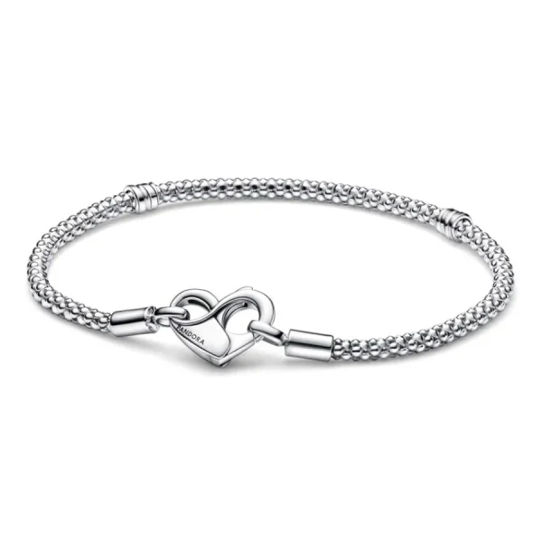 Armbänder & Armreife*Pandora 592453C00 Gliederarmband Damen Moments Herz Sterlingsilber