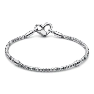 Armbänder & Armreife*Pandora 592453C00 Gliederarmband Damen Moments Herz Sterlingsilber