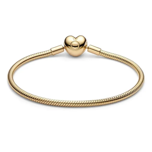 Armbänder & Armreife*Pandora 563050C00 Gliederarmband Damen Herz-Verschluss Vergoldet