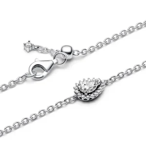 Armbänder & Armreife*Pandora 593001C01 Gliederarmband Funkelndes Birnen-Kranz Zirkonia Silber