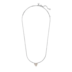 Halsketten*Pandora 380089C01 Halskette Anhänger Funkelndes Freihand-Herz Silber 14k Rosé