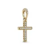 Anhänger*Pandora 359521C01 Ketten-Anhänger Damen Funkelndes Kreuz 14k Gelbgold