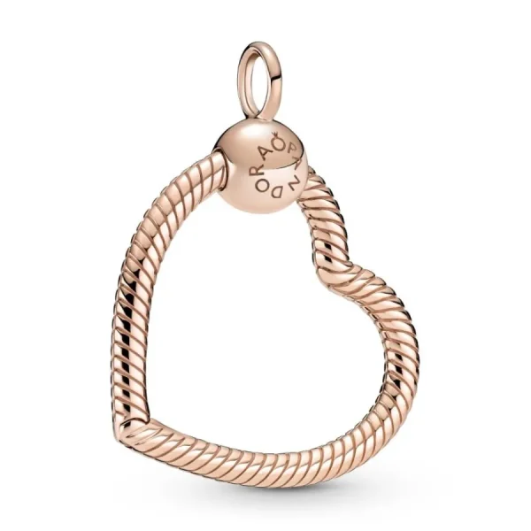 Anhänger*Pandora 389384C00 Ketten-Anhänger Damen Moments Herz 14k Rose Gold Plattiert