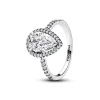 Ringe*Pandora 193012C01 Ring Damen Funkelnder Birnen-Kranz Zirkonia Sterling-Silber