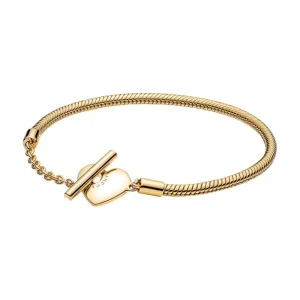 Armbänder & Armreife*Pandora 569285C00 Schlangen-Gliederarmband Damen Moments Herz T-Verschluss