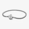 Armbänder & Armreife*Pandora 599046C01 Schlangen-Gliederarmband Funkelndes Crown O