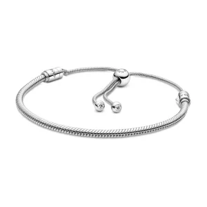 Armbänder & Armreife*Pandora 599652C01 Schlangen-Gliederarmband Damen Schiebeverschluss Silber