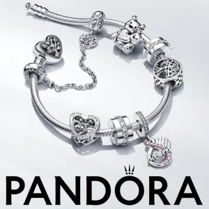 Armbänder & Armreife*Pandora 599652C01 Schlangen-Gliederarmband Damen Schiebeverschluss Silber