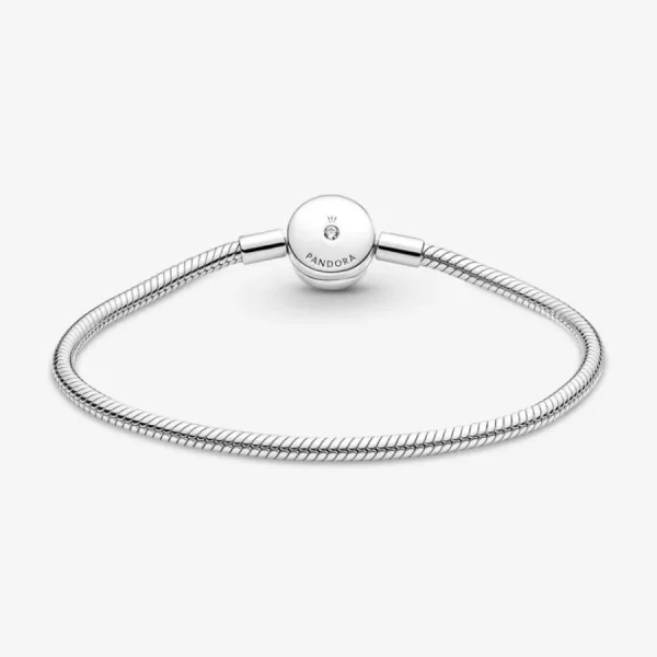 Armbänder & Armreife*Pandora 590038C01 Schlangen-Gliederarmband Moments Strahlenkranz Silber