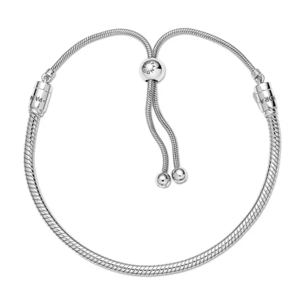 Armbänder & Armreife*Pandora 599652C01 Schlangen-Gliederarmband Damen Schiebeverschluss Silber