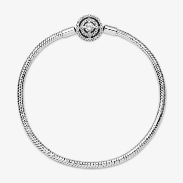 Armbänder & Armreife*Pandora 590038C01 Schlangen-Gliederarmband Moments Strahlenkranz Silber