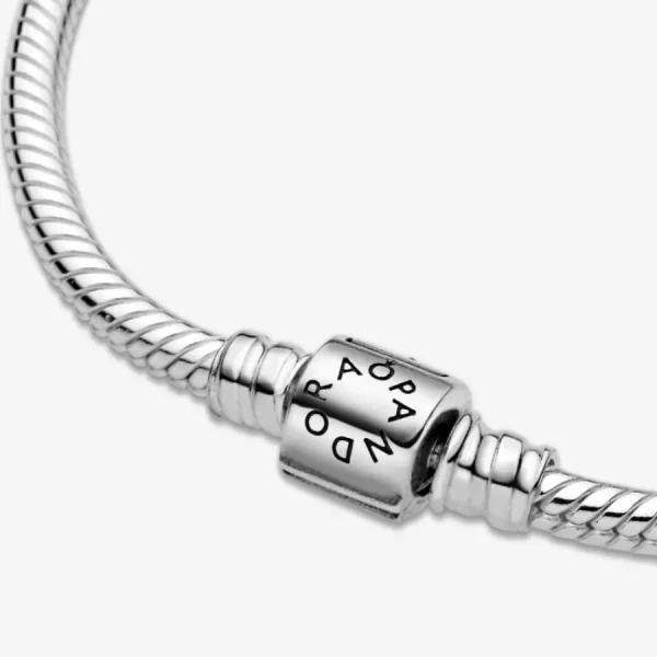 Armbänder & Armreife*Pandora 598816C00 Schlangen-Gliederarmband Zylinder-Verschluss
