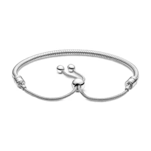 Armbänder & Armreife*Pandora 599652C01 Schlangen-Gliederarmband Damen Schiebeverschluss Silber