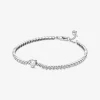 Armbänder & Armreife*Pandora 590041C01 Tennisarmband Damen Funkelndes Herz Zirkonia Silber