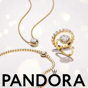 Armbänder & Armreife*Pandora 569416C01 Tennisarmband Damen Funkelnder Kranz Zirkonia 14k Vergoldet