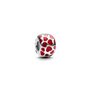 Anhänger*Pandora Charm Damen Herzen Runder Clip Silber 793679C01