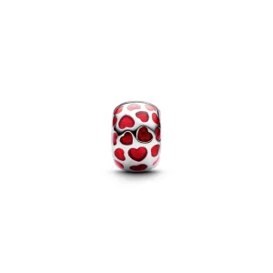 Anhänger*Pandora Charm Damen Herzen Runder Clip Silber 793679C01