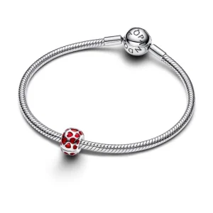 Anhänger*Pandora Charm Damen Herzen Runder Clip Silber 793679C01