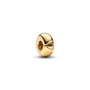 Anhänger*Pandora Charm Damen Runder Clip Vergoldet 763678C00