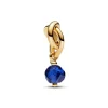 Anhänger*Pandora Charm-Anhänger Blauer Ewigkeitskreis September Vergoldet 763462C09