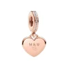 Anhänger*Pandora Charm-Anhänger Damen Gravierbar Herz Sterling-Silber 788761C01