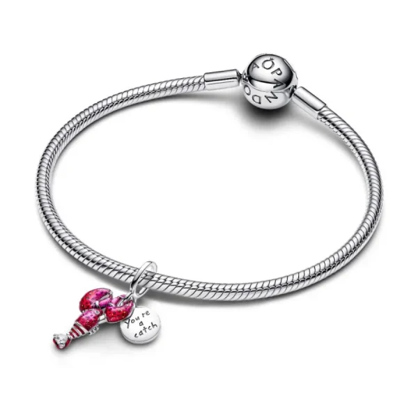 Anhänger*Pandora Charm-Anhänger Damen Hummer Silber 793676C01
