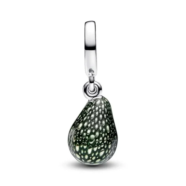 Anhänger*Pandora Charm-Anhänger Damen Avocado Grün Sterling-Silber Vergoldet