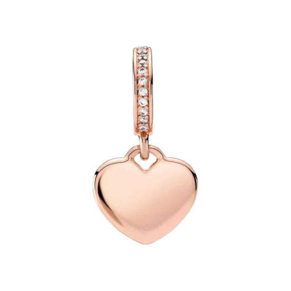 Anhänger*Pandora Charm-Anhänger Damen Gravierbar Herz Sterling-Silber 788761C01